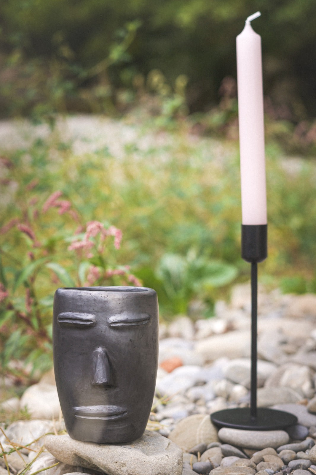 Tasse poliert mit Gesicht