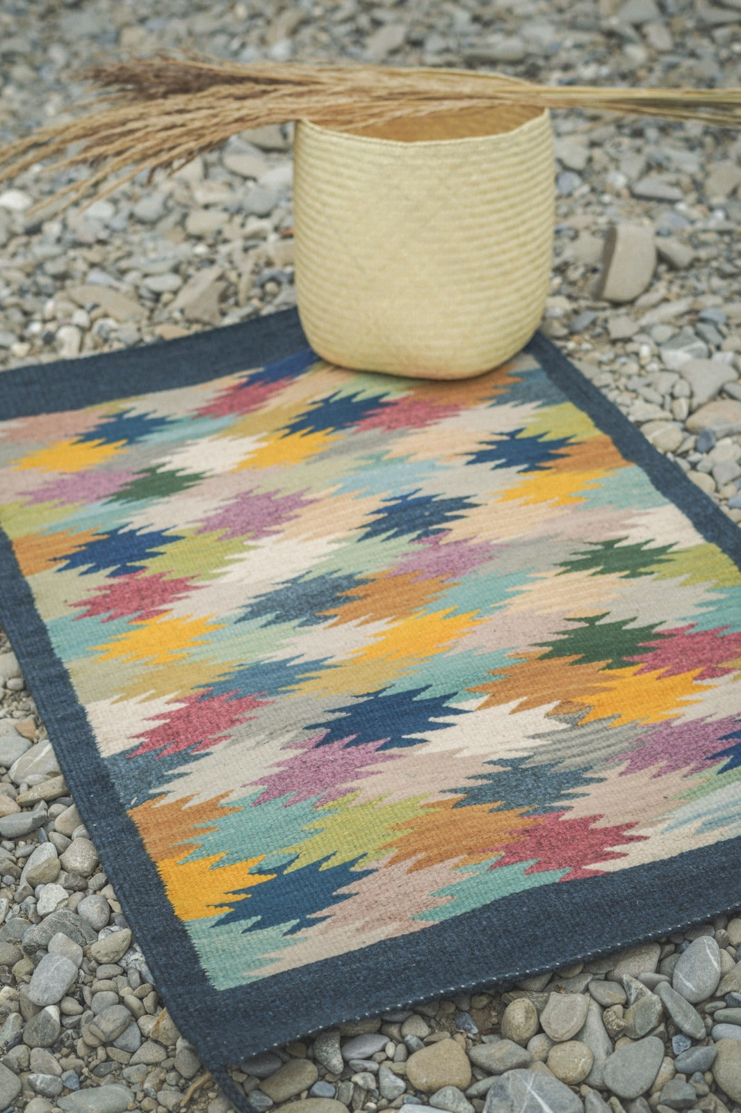 Teppich farbige Diamanten